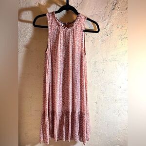 Anthropologie Blush Pink Floral Dress cottagecore
Feminine flowy summer party